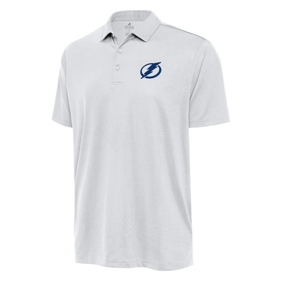 Men's Antigua White Tampa Bay Lightning Ellipse Polo