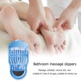thumbnail image 2 of Zapatillas de masaje con cepillo exfoliante para el cuidado del talón del baño (azul) Hugtrwg Para estrenar, 2 of 9