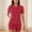 Red women summer two piece set a1, variant on Cagogo Women's 2 Piece Workout Shorts Set Casual Yoga Outfits Loose Short Sleeve Crew Neck Tops Comfy Pants Matching Lounge Sets Tracksuits Loungewear Travel Outfit Clothes, Purple 2XL