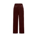 thumbnail image 3 of Dagegui Corduroy Pants for Men High Waist Straight Leg Work Trousers Business Work Office Pant with Pockets No Belt Wine S, 3 of 6