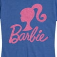thumbnail image 3 of Barbie - Pink Glitter Silhuoette Logo - Women's Short Sleeve Graphic T-Shirt, 3 of 5