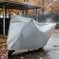 thumbnail image 4 of All Season Waterproof Vehicle Cover for Motorcycle Bicycle Two Wheel Ride | Protects Against Rain Sun Snow Wind Debris | Outdoor Storage Use for Scooter Moped Bike, 4 of 6