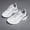 Grey, variant on Unisex & Women's White Lightweight Breathable Running Sneakers - Neutral Cushioning Sne Shoe with Midsole & Outsole, Lace-Up Sneakers Suitable for Gym,, Gymnastics - Spring Performance Footwear