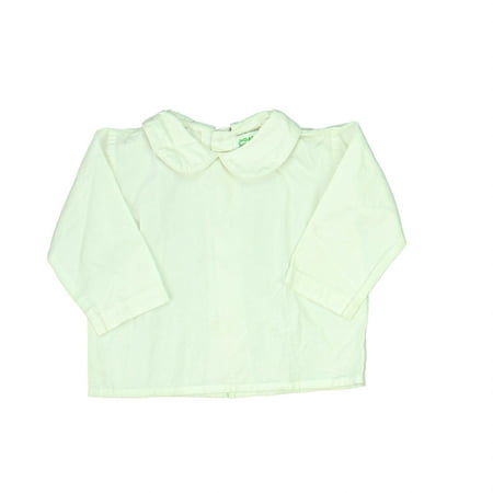 

Pre-owned EllieO Girls White Blouse size: 12 Months