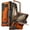 Orange, variant on Poetic Spartan Case for Galaxy Z Fold 5, [Hinge Protection][Kickstand][Compatible with Fold 3/4 and 5 S Pen] Full-Body Protective Rugged Cover with Pencil Holder, Screen Protector, Metallic Gun Metal