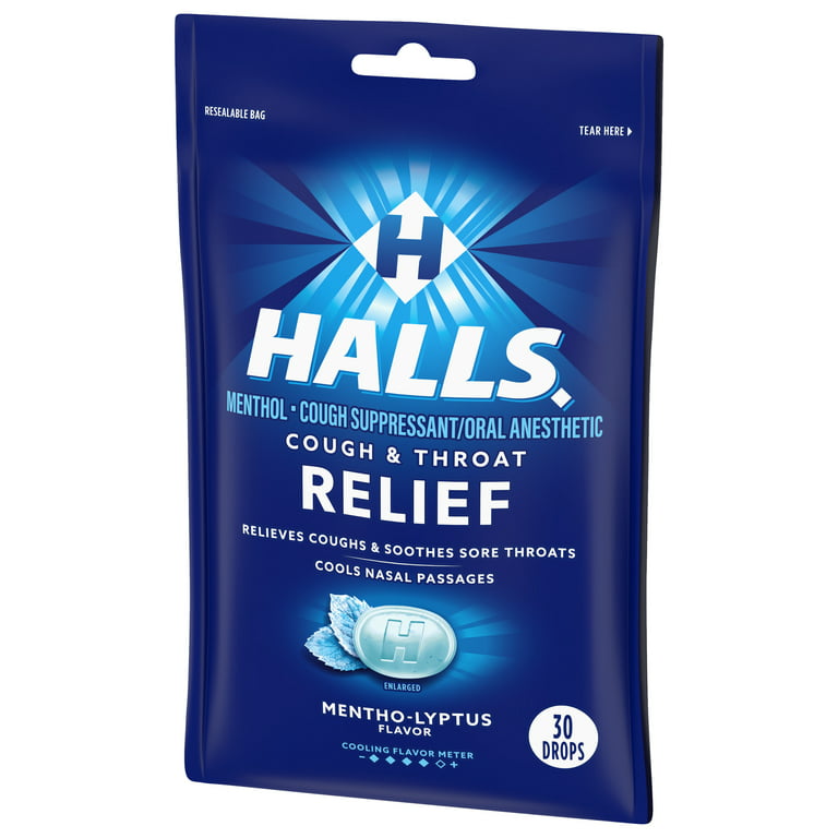 Halls Cough Suppressant/Oral Anesthetic, Menthol, Mentho-lyptus Flavor - 30 drops