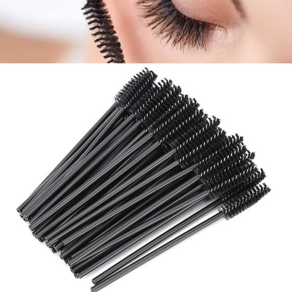 50Pcs Eyelash Applicator Brush, Disposable Mascara Brushes, Makeup Brush Kits Eye Lash Cosmetic Tool