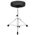 thumbnail image 1 of Glarry Tabouret Tambour Réglable en Hauteur 3 Places Siège Instrument Accessoires, Noir, 1 of 9