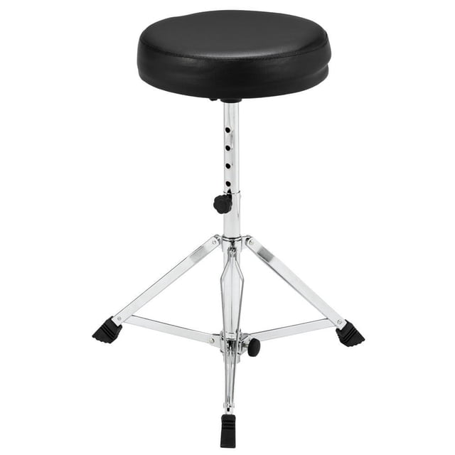 Glarry Tabouret Tambour Réglable en Hauteur 3 Places Siège Instrument Accessoires, Noir