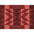 thumbnail image 1 of Ahgly Company Indoor Rectangle Patterned Cranberry Red Area Rugs, 5' x 7', 1 of 6
