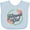 AE-Light Blue, variant on Inktastic Flower Girl with Flower Circle Girls Baby Bib