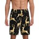thumbnail image 1 of Fotbe Christmas Gold Deers Pantalones Cortos de Pijama para Hombre, Ropa de Dormir, Pantalones de Pijama Cortos para Hombre-X-Large, 1 of 6