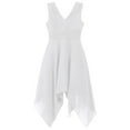 thumbnail image 3 of YONGHS Kids Flower Girls Formal Dress Wedding Party A Line Gown White 12, 3 of 7
