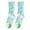 Light Green_One Size, variant on 1 Pair Unisex Socks Mid-tube Tie-dye No Odor Thin High Elasticity Anti-slip Sweat-absorption Anti-shrink Sports Four Season Basketball Calf Socks