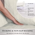 thumbnail image 4 of 100% Waterproof Recliner Cover for Small Recliners - Pet-Resistant Non-Slip Furniture Protector with Soft Cotton Finish Crafted Sofa Recliner Protector, Recliner, Beige, 4 of 6