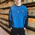 thumbnail image 3 of Sudaderas para hombre Jersey Azul Top Cuello Redondo Cuello Redondo Negro Ropa de Hombre Sin Capucha Cálida Diseñador Divertida Alta Calidad Emo, 3 of 5