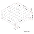 thumbnail image 5 of Atlin Designs Pouf de Rangement pour Table Basse, Brun Chocolat, 5 of 5