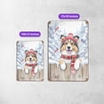 thumbnail image 5 of Playful Shetland Sheepdog Welcomes Winter Snowy Day with Cardinal Bird Vertical Metal Aluminum Sign Sheltie Dog Lover Gifts Wall Art Home Decor - 2017, 5 of 5