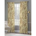 thumbnail image 4 of Beige Brown Green Sheer Curtains 84 Inch Length 2 Panels Set, Retro Botanical Abstract Art Voile Window Treatment Rod Pocket Curtains Sheers Drapes for Bedroom/Living Room/Kitchen 52"x84"x2, 4 of 7