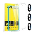 thumbnail image 1 of xixishop 3 Pack Screen Protector for Google Pixel 10a 6.3-Inch with 3 Pack Camera Lens Protector,Tempered Glass Film with Easy Installation Tool, Anti-fingerprint Anti-Shatter Anti-Scratch, 1 of 1