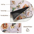 thumbnail image 6 of Pink Spring Floral Area Rugs 3'x5', Washable Small Throw Rugs for Living Room Bedroom, Summer Botanical Vintage Birds Indoor Outdoor Rug Non-Slip Low Pile Carpet Runner Reversible Floor Mats, 6 of 8