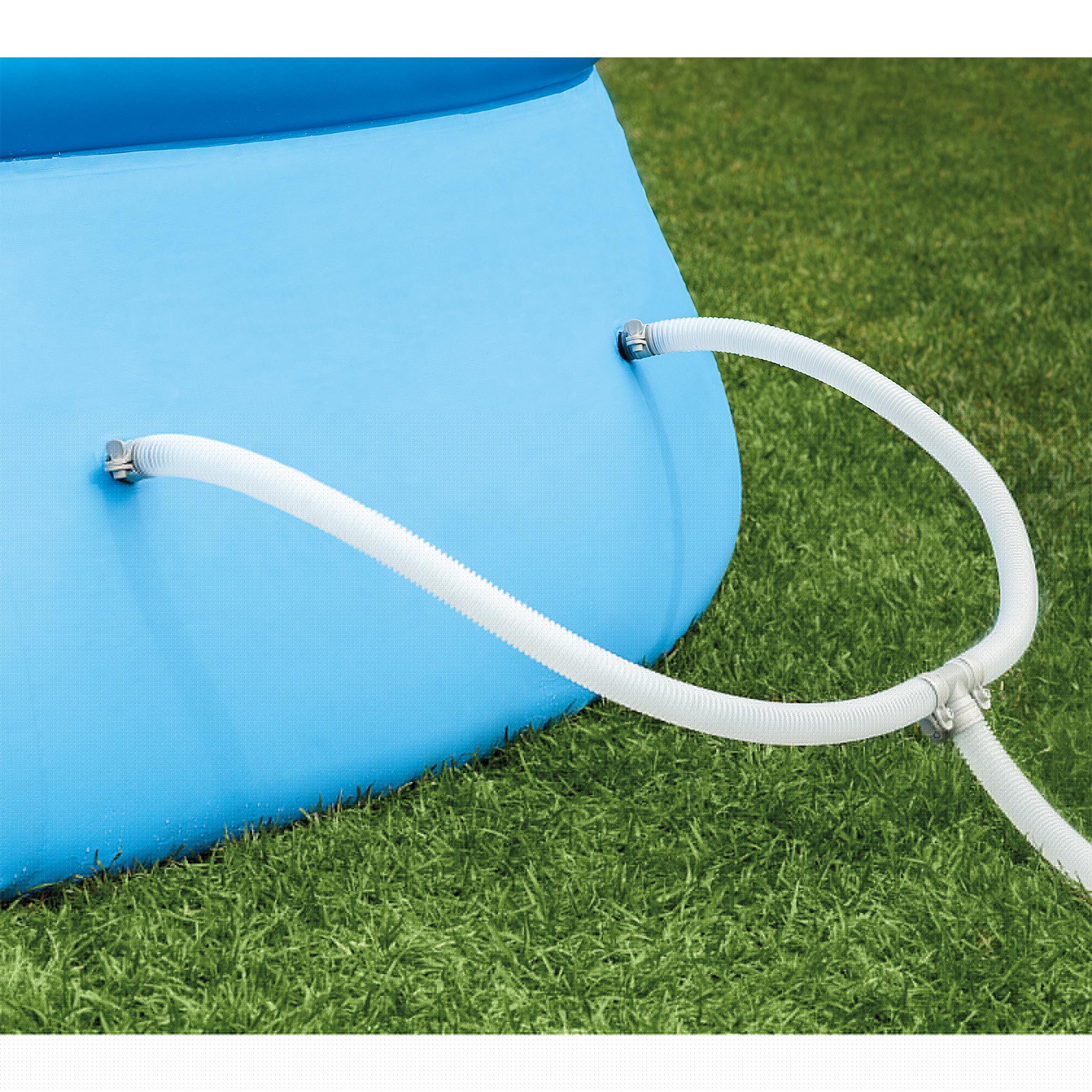 thumbnail image 2 of Intex Inflatable Round Pool, 18’ Round Solar Pool Cover & Type A Filter (6 Pack), 2 of 10