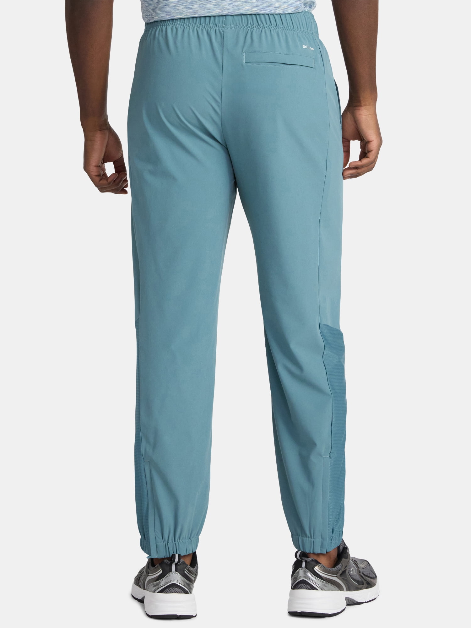 Athletic Works Men's and Big Men's Woven Track Pants, Sizes S-3XL