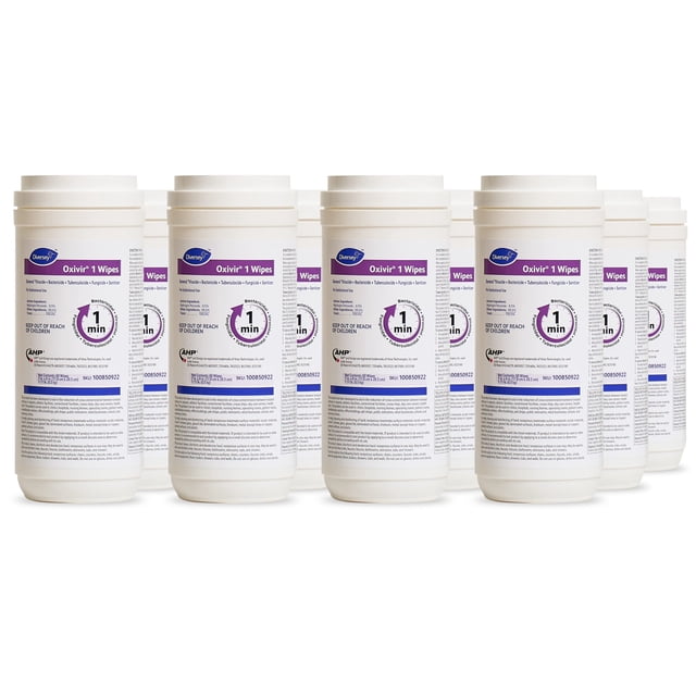 Toallitas Desinfectantes Oxivir Diversey 18x20 cm Sin Aroma 720 unidades