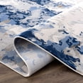 thumbnail image 3 of Abani Home Regal Abstract Area Rug 4x6 Blue Grey Power-Loomed Indoor, 3 of 4