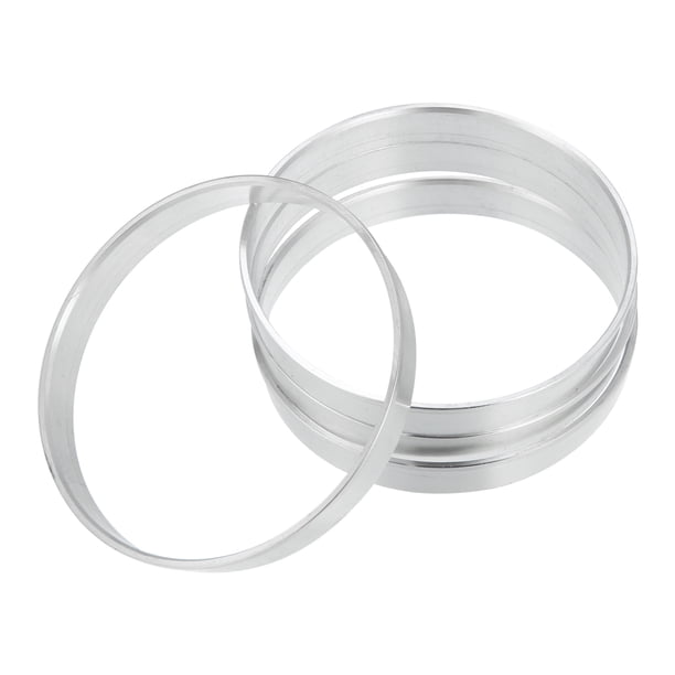 4uds OD 72,6mm a ID 71,6mm Aluminio Aleación Coche Cubos Centrados Anillos