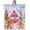 Colour100, variant on Kids Pink Merry Christmas Fleece Throw Blanket Throw 50"x60" Xmas Tree Gingerbread Man Plush Blanket for Boys Girls Candy Cane House Winter Sherpa Blanket Happy New Year Fuzzy Blanket