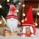 thumbnail image 4 of Christmas Gnomes with Gingerbreads Man Hat Plush Dolls Swedish Tomtes Santa Elves Ornament for Home Embellishment Decors, 4 of 5