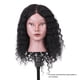 thumbnail image 2 of Cabeza de maniquí de cabello 100% real de 15 ", entrenamiento de peluquería rizada TFixol  Cabeza hueca, 2 of 7