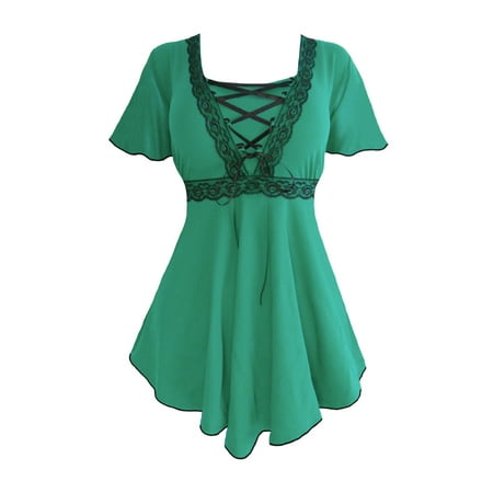 Dare To Wear Victorian Gothic Boho Women s Plus Size Angel Corset Top S - 5x