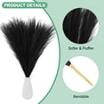 thumbnail image 2 of Uxcell 6 Pack Faux Pampas Grass 21.7 Inch for Home Decor/Wedding Black, 2 of 6