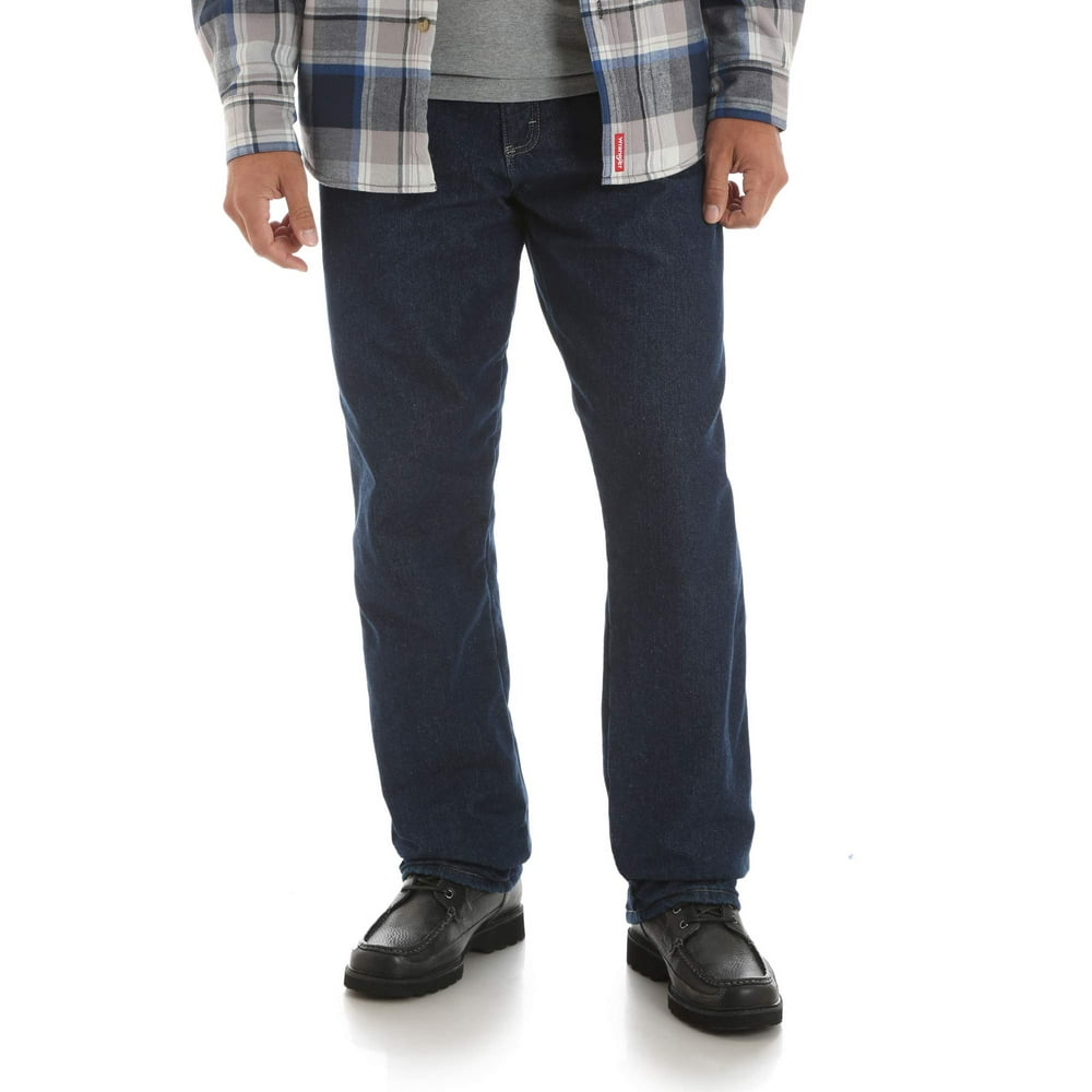 wrangler men's fleece lined cargo pant