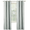 Mainstays Blackout Curtains, Set of 2, 37x84, Silver Medallion
