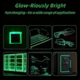 thumbnail image 5 of Self-Adhesive Glow in The Dark Safety Tape, Neon Fluorescent Glow Tape, Removable Reflective Glow Tape Luminous Sticker for Photoluminescent Safety Egress Markers Stairs Walls Steps (Light Blue), 5 of 5