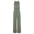 thumbnail image 4 of LASCANA Women's Halter Neck Jumpsuit Smocking, 4 of 5