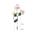 thumbnail image 3 of Aqestyerly Home Decor Summer Garden Lights, Landscaping Lighting，Color Changing Combination Lights, Wireless Solar Garden Stake Lights For Fence, Yard, Gardens, Flowerbed Decor, 3 of 7