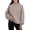 Khaki a6, variant on jobturf Sweatshirts for Women Oversized Mock Neck Long Sleeve Fleece Pullover Tops Fall Trendy Casual Soft Sweatshirt