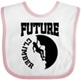 thumbnail image 3 of Inktastic Climbing Future Climber Boys or Girls Baby Bib, 3 of 4