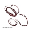thumbnail image 5 of 1pc Plastic Barbed Wire Halloween Decoration Simulation Barbed Wire Prop PVC Fake Barbed Wire Halloween Party Trick Prop 25M, 5 of 5