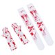 thumbnail image 2 of 4Pcs Halloween Calcetines Guantes de moda Calcetines con estampado de sangre Guantes Traje de fiesta, 2 of 5