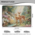 thumbnail image 7 of DISNIMO Car Cargo Mat Deer Butterfly Flower Print Anti-Slip Car Trunk Liner Scratch-Proof Cargo Mar Car Boot Liner Machine Washable Dog Seat Cover Fits for SUV Sedan Truck, 29" x 39", 7 of 7