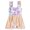 Light pink, variant on Langwyqu Summer Girls Fish Scale Print One Piece Swimsuit Flare Ruffle Bathsuit