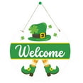 thumbnail image 5 of St. Patrick's Day Decorations Home Decor Saint Patricks Day Welcome Door Sign for the Home Irish Party Home Outdoor Decor for Front Door Wall Green, 5 of 6