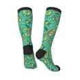 thumbnail image 4 of Fotbe Funny Animals in Jungle print Women's Men's Novelty Crew Socks Cotton Socks Knee High Socks for Walking,Running,Nurses,Pregnancy, 4 of 9