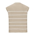 thumbnail image 4 of AherBiu Womens Sweater Tank Tops Striped Crewneck Knitted Sleeveless Going out Tops for Women, 4 of 6