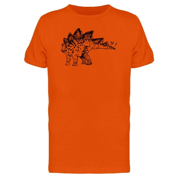 Stegosaurus B&W Tee Men's -Image by Shutterstock